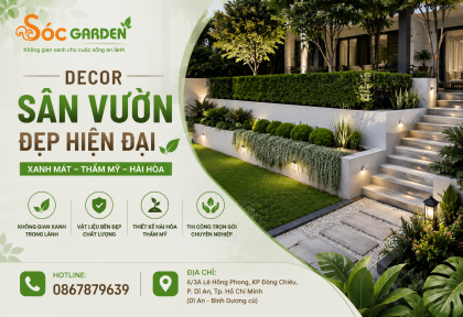 Decor không gian xanh tại Bình Dương