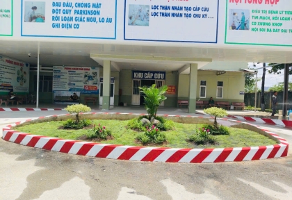  Thi công cảnh quan cho Bệnh viện Quân Đoàn 4