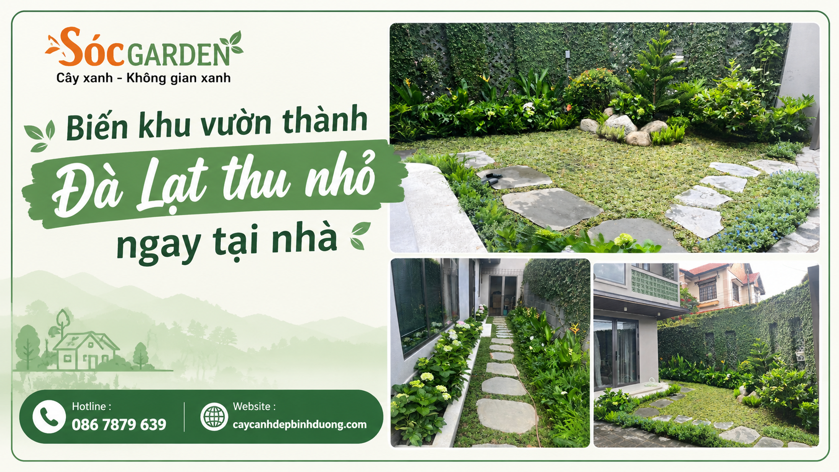 Biến khu vườn thành Đà Lạt thu nhỏ ngay tại nhà