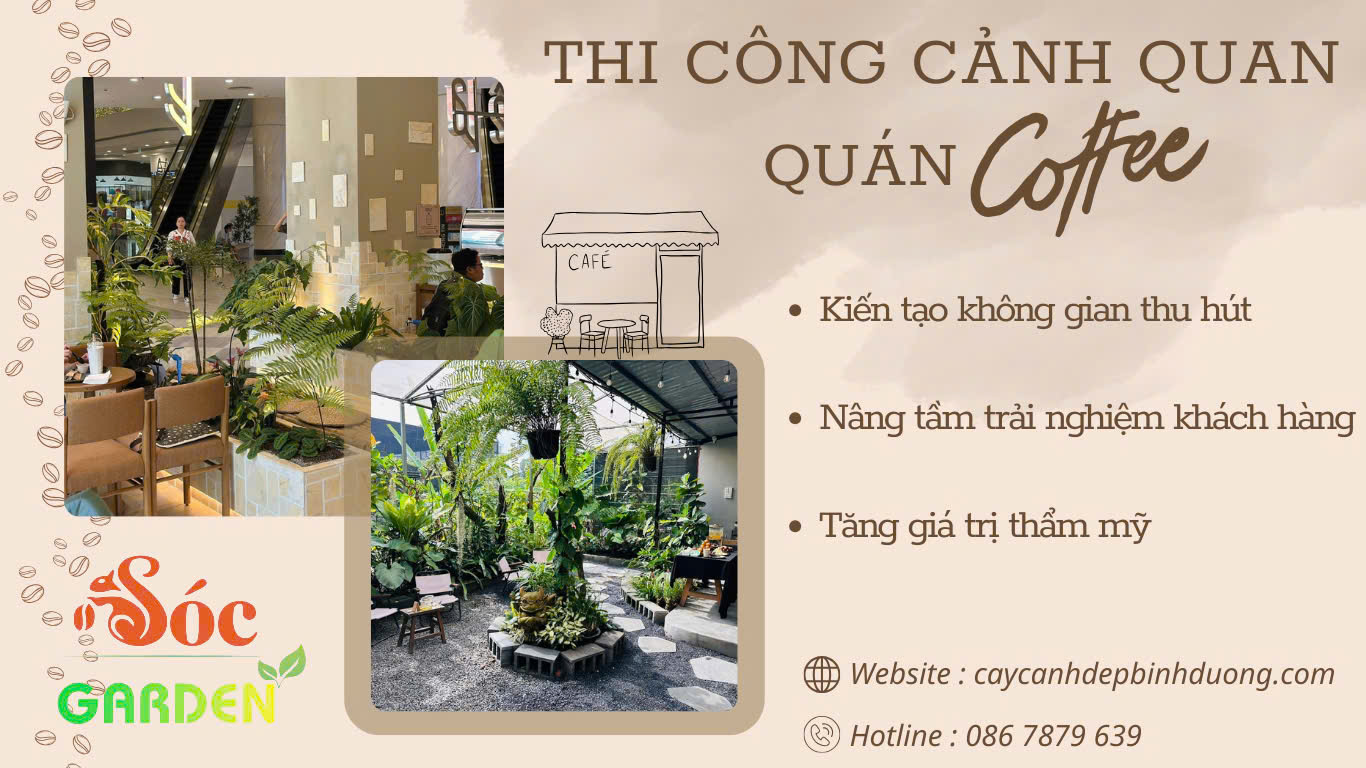 Cung cấp - Thi công cảnh quan quán cafe