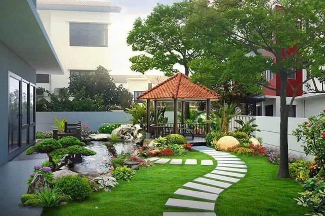 Quy trình thi công sân vườn của Sóc Garden