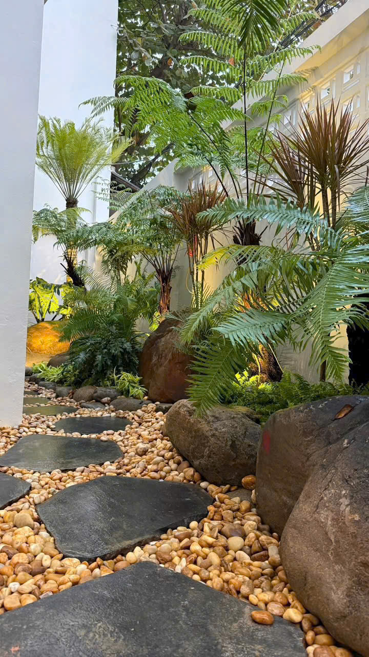 Sỏi cuội trải nền – Điểm nhấn tinh tế cho cảnh quan