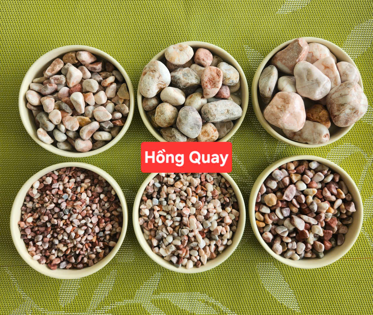 Kích Thước Và Màu Sắc Sỏi Cuội Trải Nền