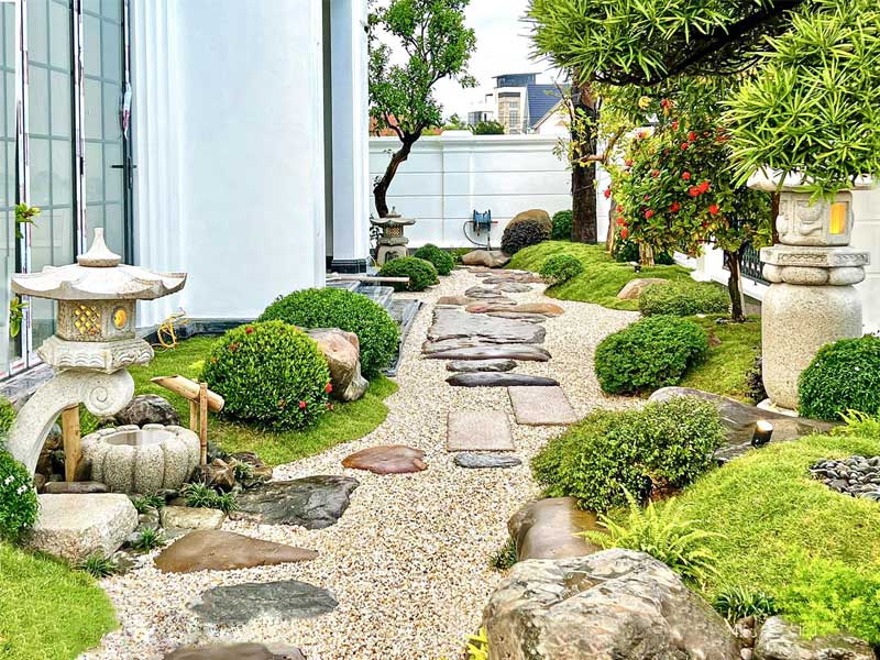 Thi công sân vườn cho biệt thự