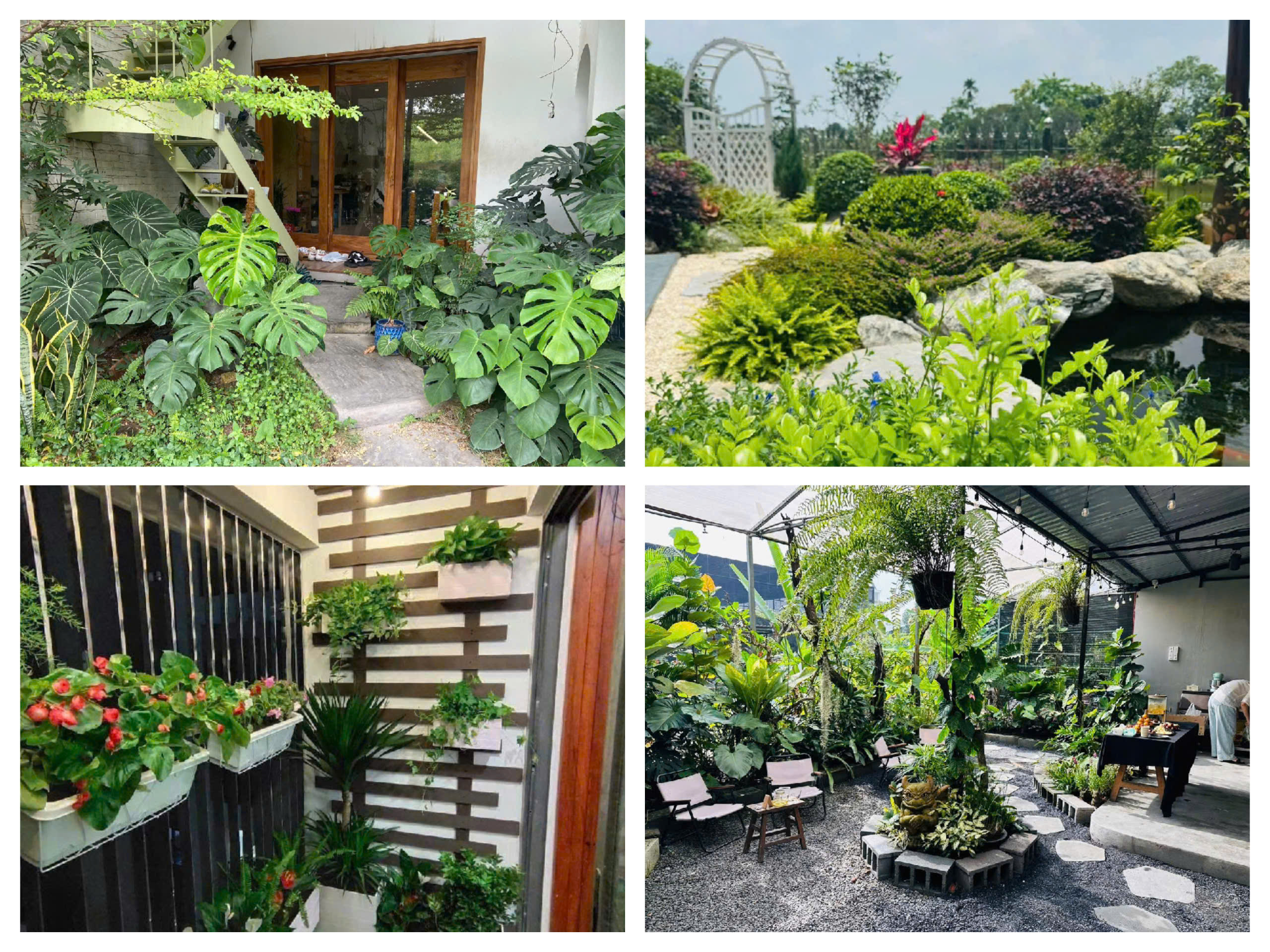 Thi công cây công trình theo bản vẽ