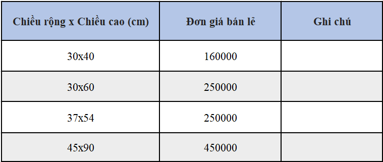 bảng giá chậu xi măng đầu đạn
