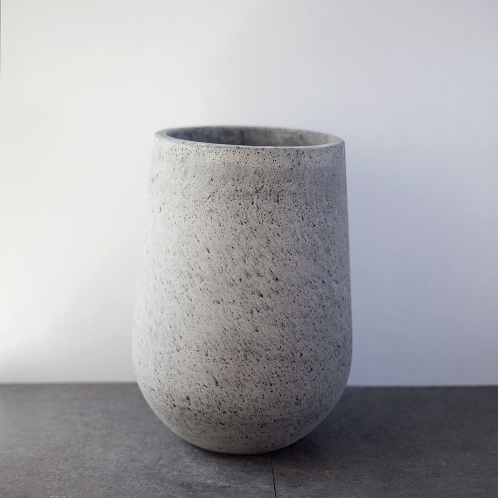 Chậu Xi Măng Đá Mài Giọt Nước 40x60