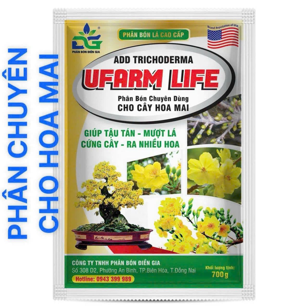 Phân bón chuyên dụng cho hoa mai