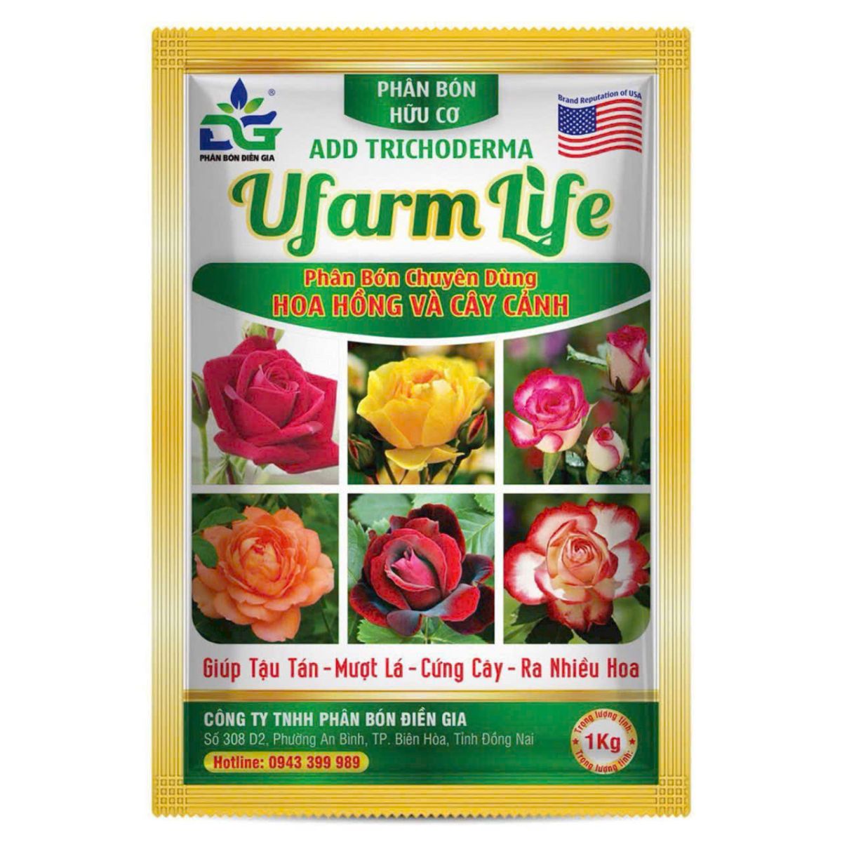 Phân bón chuyên dùng cho hoa hồng và cây cảnh