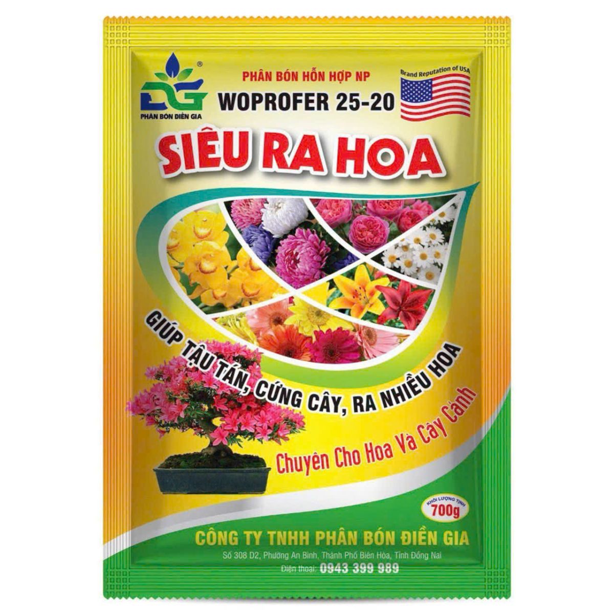 Phân siêu ra hoa của Sóc Garden