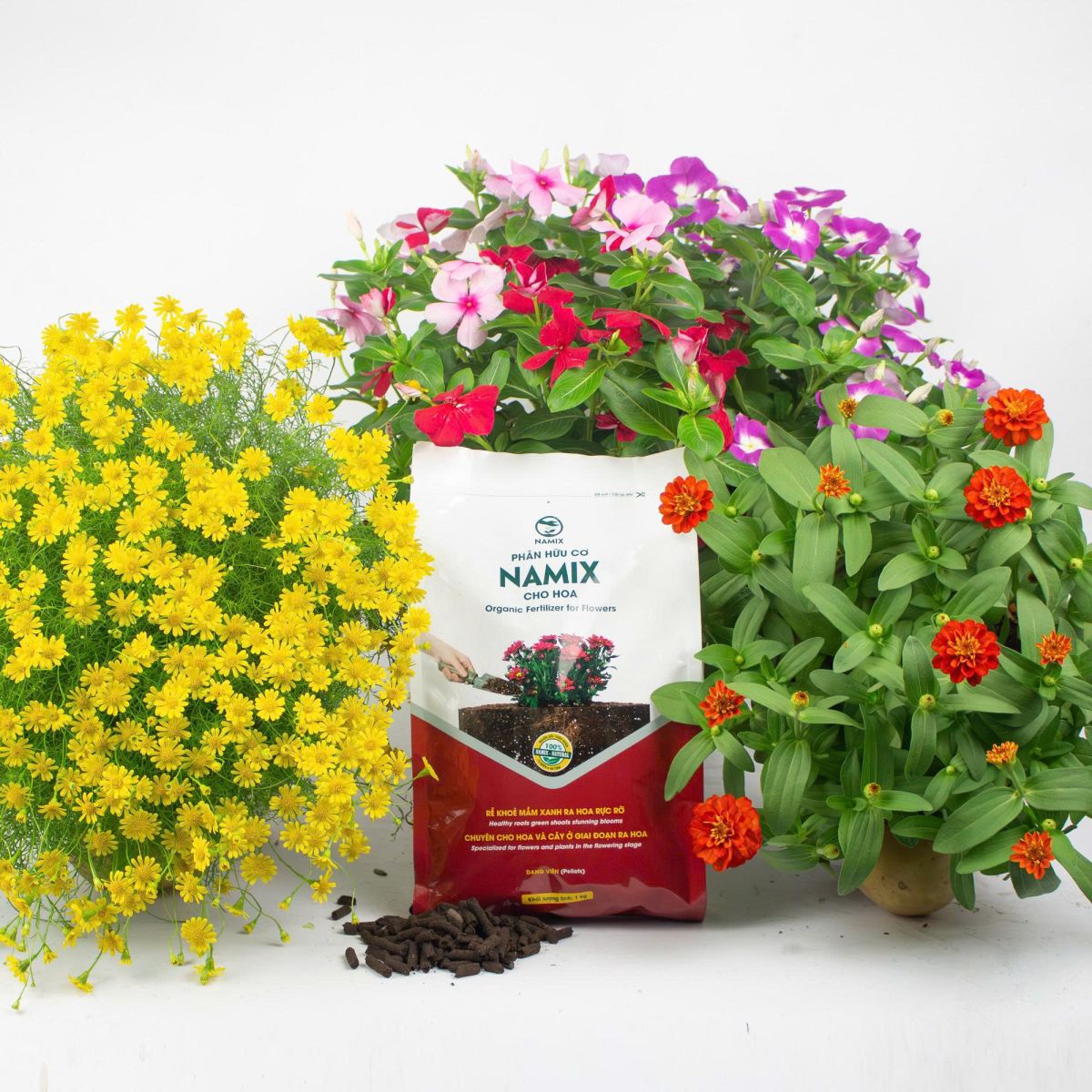 phân hữu cơ cho hoa
