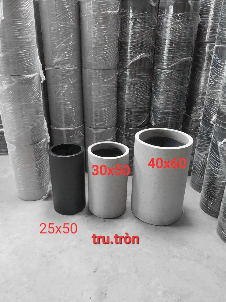 Chậu trụ tròn mang vẻ đẹp hiện đại, tinh tế và sang trọng