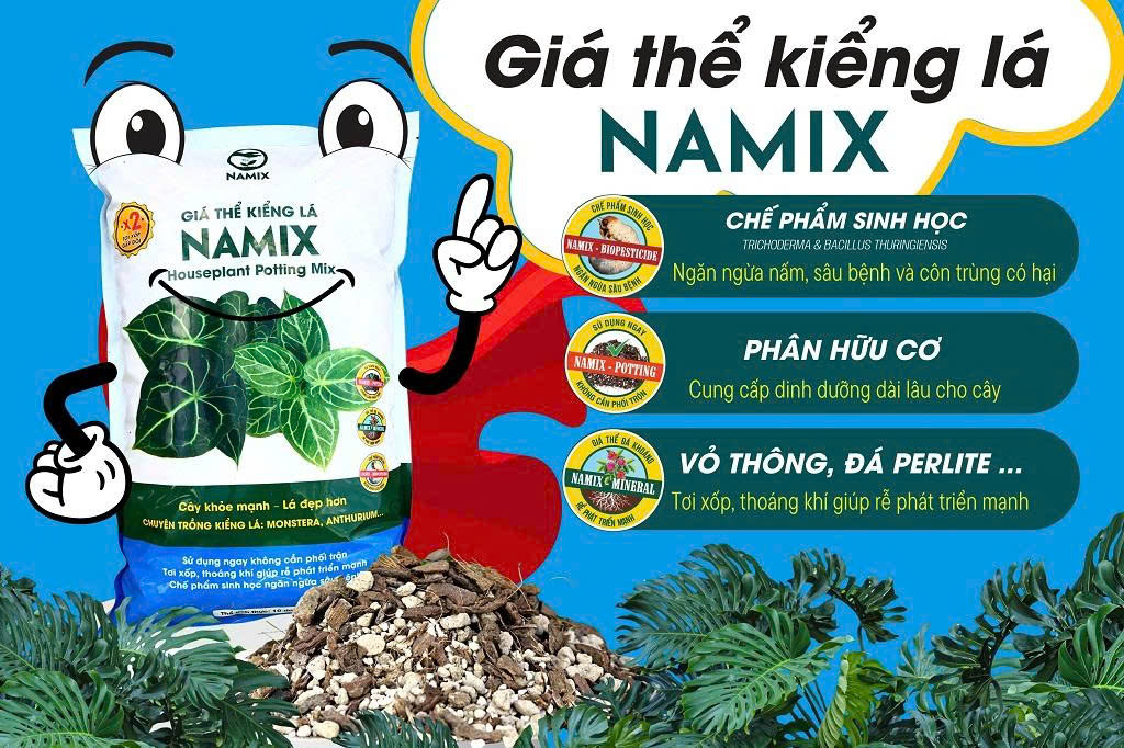 giá thể kiểng lá