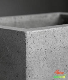 Chậu Xi Măng Đá Mài Chữ Nhật 80x30x30 Cm 