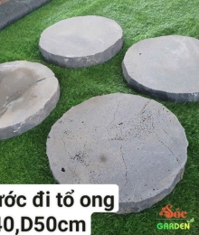 Đá bước đi Tổ Ong D40-D50 cm dày 4-5cm