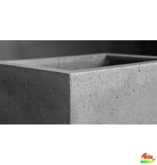 Chậu Xi Măng Đá Mài Chữ Nhật 100x40x40 Cm 