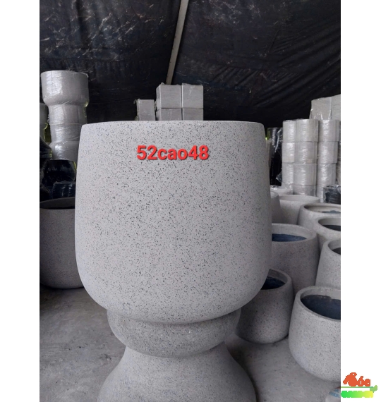 Chậu Xi Măng Đá Mài Giọt Nước