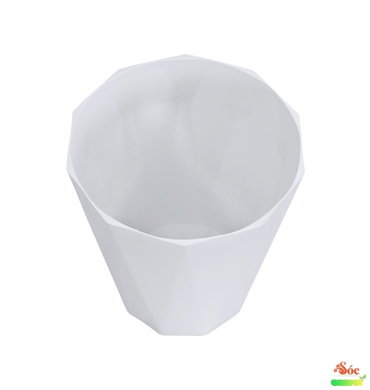 Chậu kim cương tròn cạnh 15x13 cm