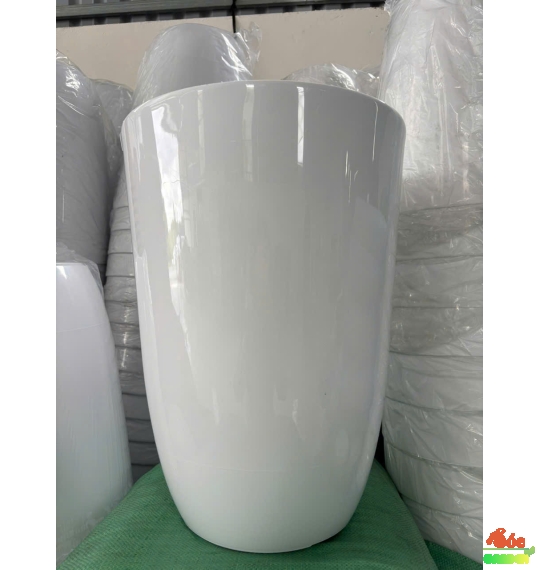 Chậu nhựa bom trắng 30x40 cm