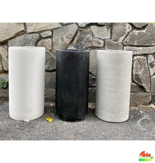 Chậu trụ tròn có đường kính 25 và chiều cao 50cm