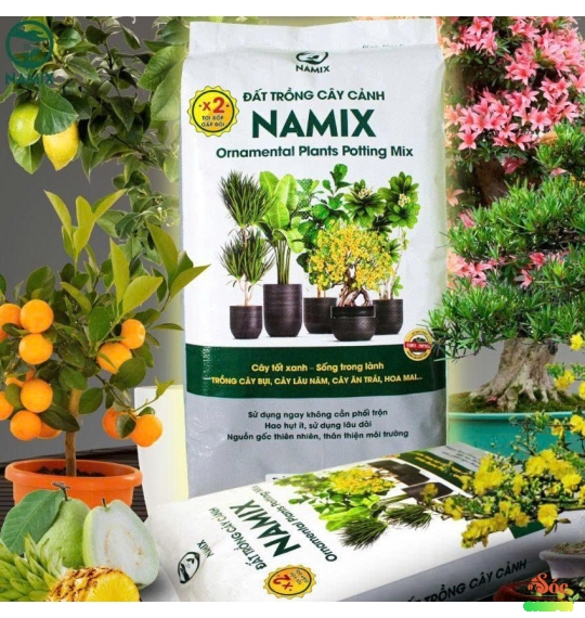 Đất trồng cây cảnh Namix – thương hiệu đất sạch cao cấp
