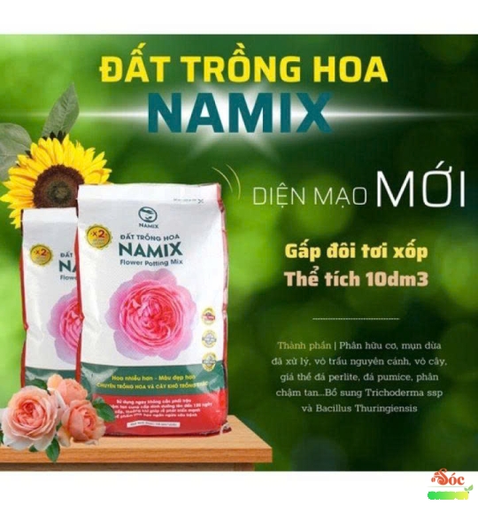 Đất Trồng Hoa – Dinh Dưỡng Cân Đối, Hoa Nở Đều & Đẹp