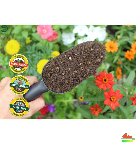 Đất Trồng Hoa – Dinh Dưỡng Cân Đối, Hoa Nở Đều & Đẹp