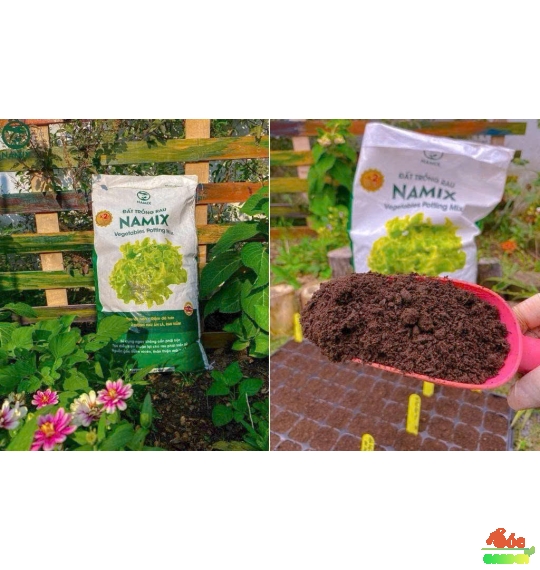 ĐẤT TRỒNG RAU NAMIX – GIẢI PHÁP ĐẤT SẠCH CHO KHU VƯỜN HIỆN ĐẠI