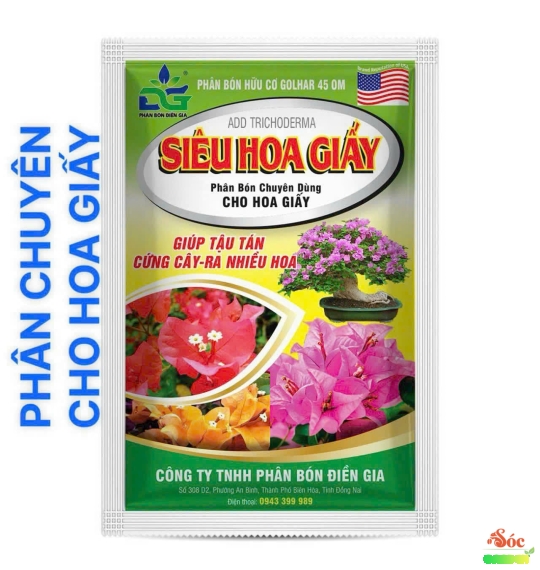 Phân chuyên cho hoa giấy