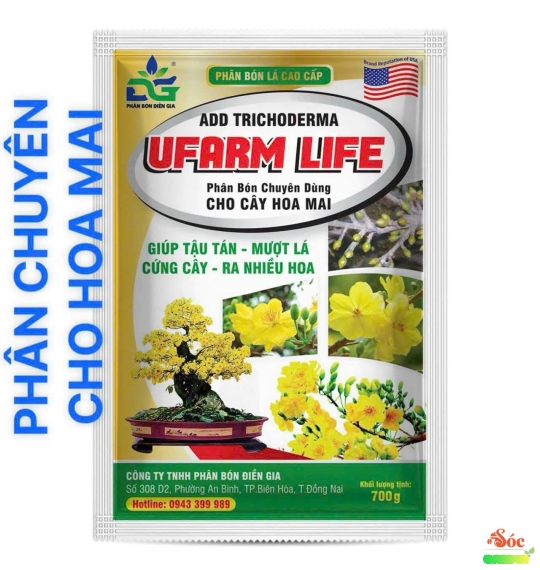 Phân chuyên cho hoa mai