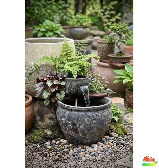 Sỏi cuội mix 4 màu nhiều kích thước