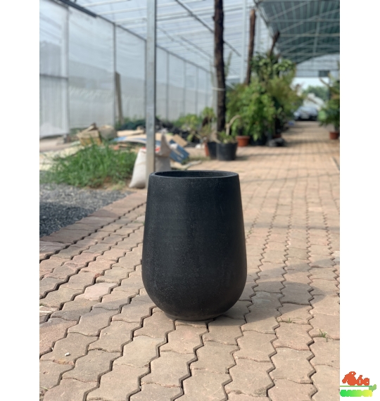 Chậu Xi Măng Đá Mài Giọt Nước 46x56